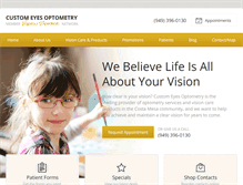 Tablet Screenshot of ce-optometry.com
